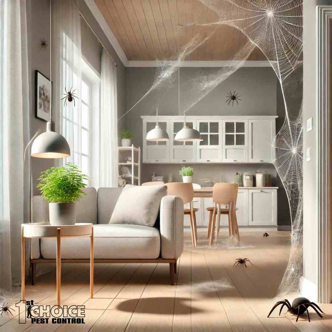 spider infestations in homes